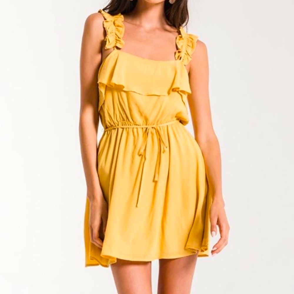 Black Swan Sundress (yellow) size M